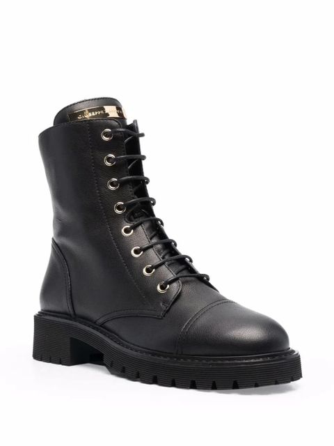 Giuseppe Zanotti Nevada leather ankle boots - Black - zdjęcie produktu nr 2