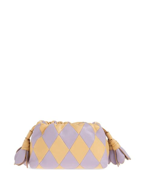 ZIMMERMANN small Cloud 91 diamond-patchwork leather clutch bag - Purple