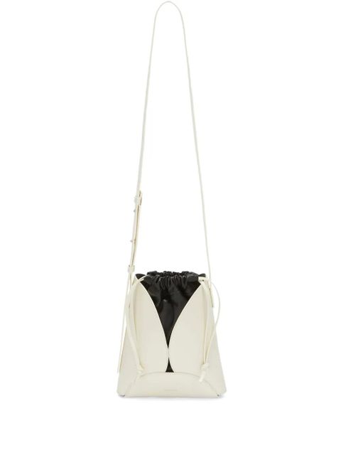 Jil Sander small Curve cross body bag - White - zdjęcie produktu nr 1