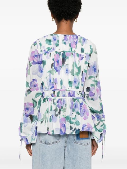 Aje Clover blouse - Purple