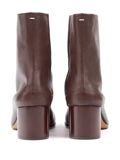 Maison Margiela Tabi 60mm leather ankle boots - Brown