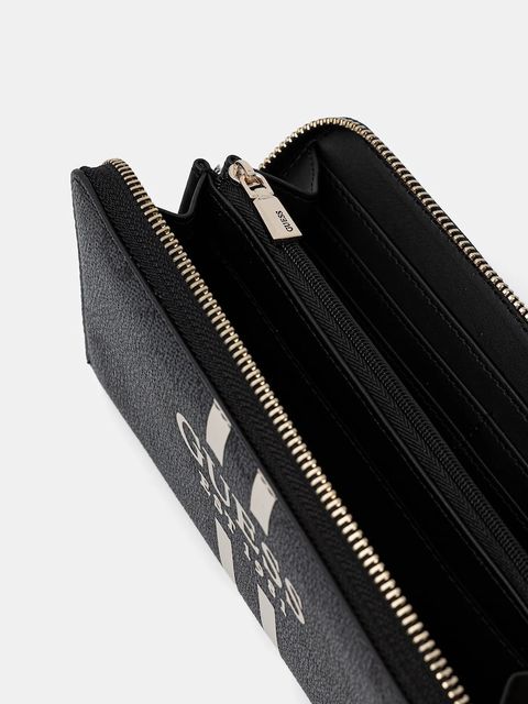 Guess portfel LAUREL damski kolor szary SWOS74 59146 - zdjęcie produktu nr 2