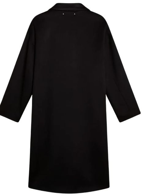 Golden Goose single-breasted welt-pocket coat - Black
