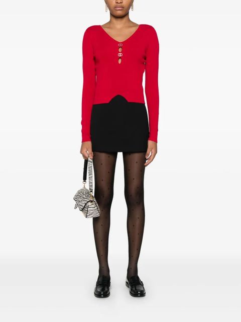 TWINSET cut out-detail sweater - Red - zdjęcie produktu nr 2