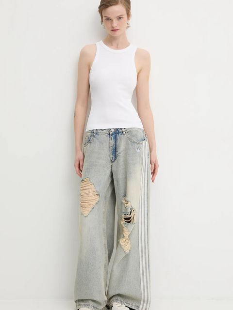 adidas Originals jeansy 0 damskie high waist KE3301