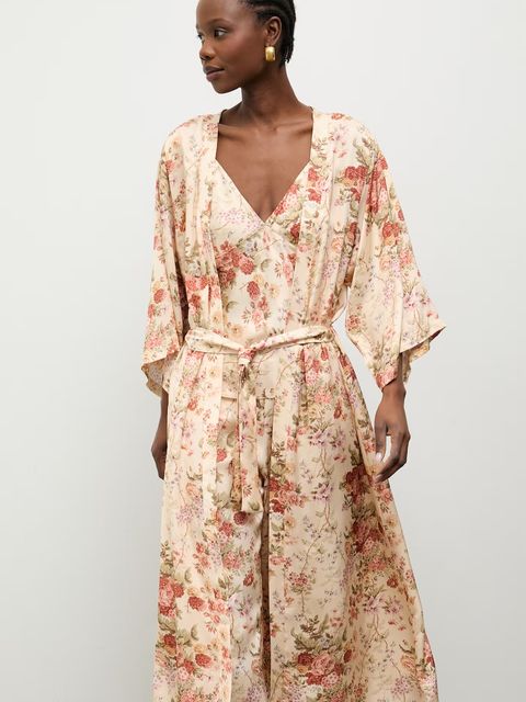 Answear.LAB sukienka kimono z wiskozy - zdjęcie produktu nr 1