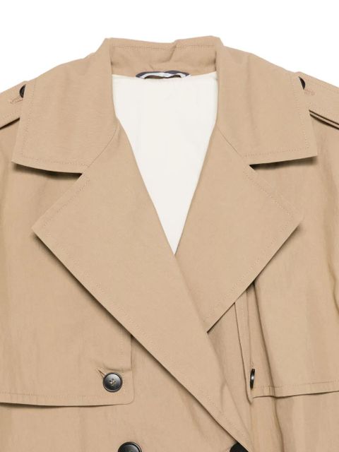 Weekend Max Mara belted double-breasted coat - Neutrals