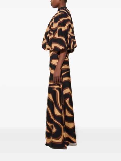 PUCCI Labirinto-print blouse - Black