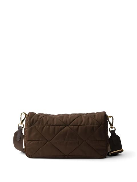 Prada padded Re-Nylon shoulder bag - Brown