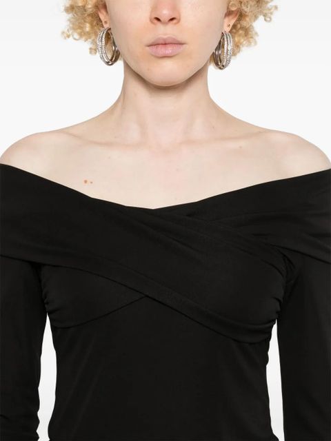 TWINSET off-shoulder blouse - Black