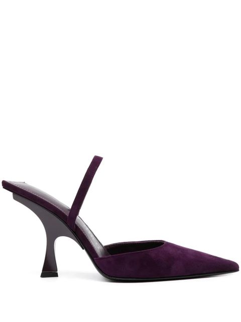 The Attico Ester 95mm slingback mules - Purple - zdjęcie produktu nr 1