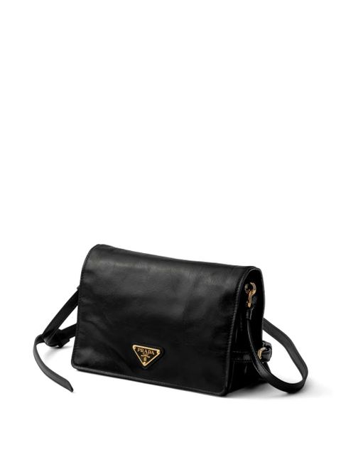 Prada mini leather shoulder bag - Black - zdjęcie produktu nr 2