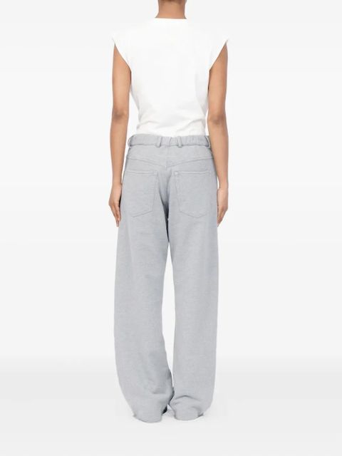 MM6 Maison Margiela Raw-hem trousers - Grey