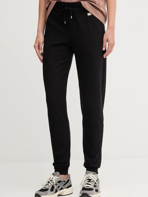 EA7 Emporio Armani spodnie dresowe damskie kolor czarny gładkie AF13135.7W000461 - zdjęcie produktu nr 1