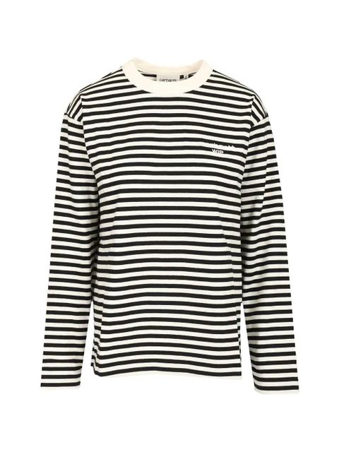 Carhartt WIP Ezra striped long-sleeved T-shirt - Neutrals - zdjęcie produktu nr 1