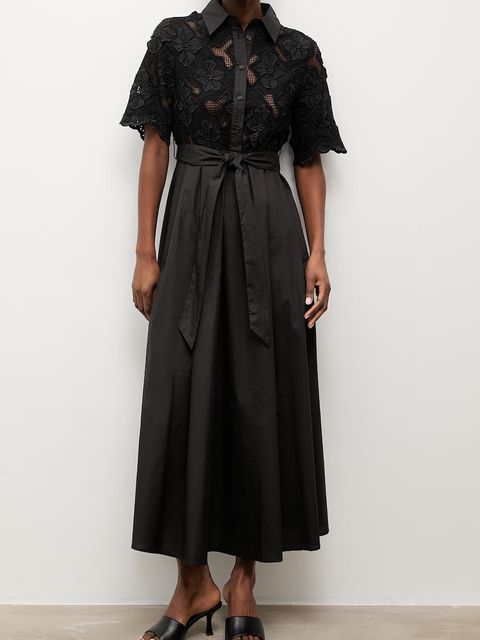 Answear.LAB sukienka rozkloszowana bawełniana - zdjęcie produktu nr 1