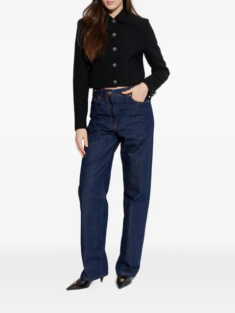 Versace long-sleeve buttoned jacket - Black