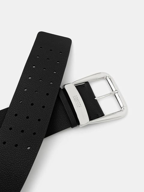 MM6 Maison Margiela pasek skórzany damski kolor czarny SA5TP0016.P8326.T8013 - zdjęcie produktu nr 2