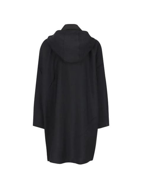 Prada hooded button-fastening coat - Black - zdjęcie produktu nr 2