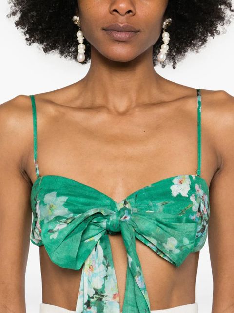 ZIMMERMANN Everley crop top - Green