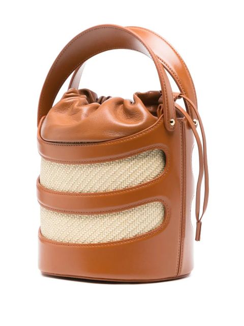 Alexander McQueen Rise bucket bag - Brown