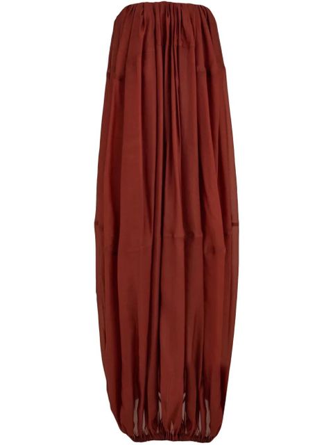 Ferragamo bustier maxi dress - Red - zdjęcie produktu nr 1