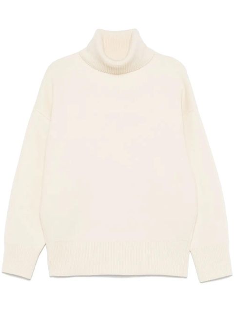 TOTEME double-knit turtleneck sweater - White - zdjęcie produktu nr 1