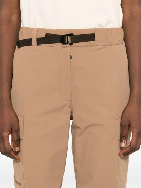 Moncler Grenoble logo-patch cargo trousers - Brown