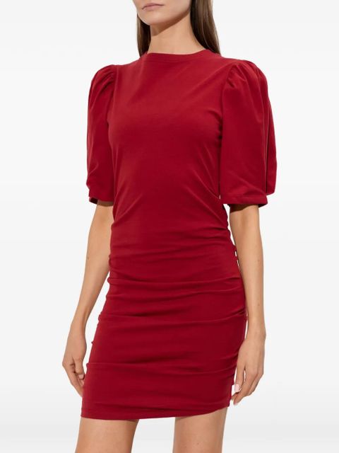 ISABEL MARANT Mylda ruched dress - Red