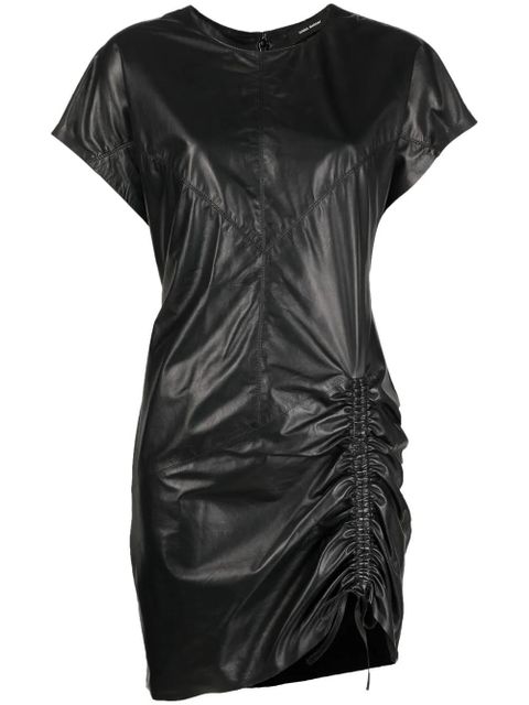 ISABEL MARANT Adelissa leather dress - Black - zdjęcie produktu nr 1