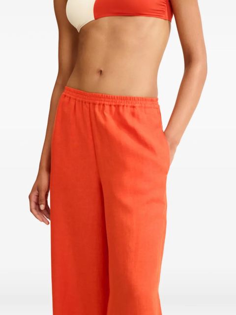 ERES elasticated-waist trousers - Orange