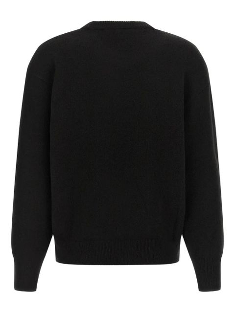 Carhartt WIP logo-intarsia crewneck sweater - Black - zdjęcie produktu nr 2