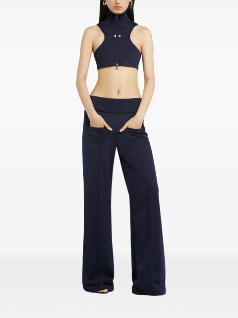 Courrèges interlock track pants - Blue