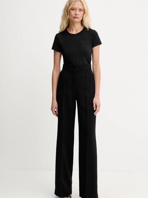 Armani Exchange t-shirt damski kolor czarny XW001349 AF17173 - zdjęcie produktu nr 2