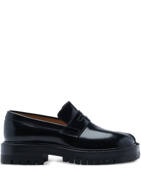 Maison Margiela Tabi County leather loafers - Black - zdjęcie produktu nr 1