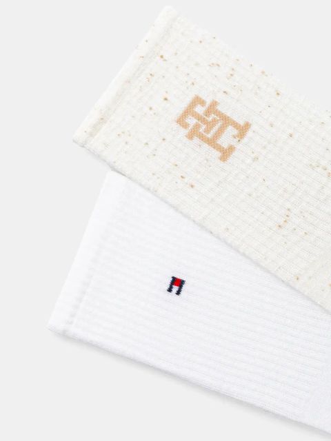 Tommy Hilfiger skarpetki 2-pack damskie kolor beżowy 701232609