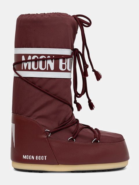 Moon Boot śniegowce MB ICON NYLON kolor czerwony 80D1400440 D013
