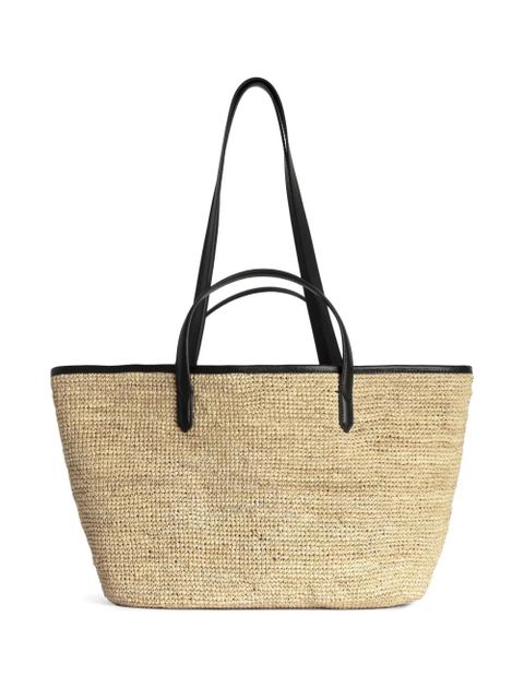 Zadig&Voltaire large Wings basket beach bag - Neutrals
