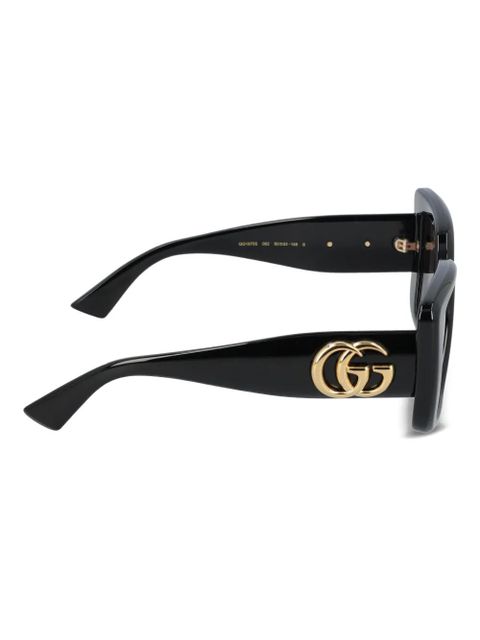 Gucci butterfly-frame double G sunglasses - Black - zdjęcie produktu nr 2