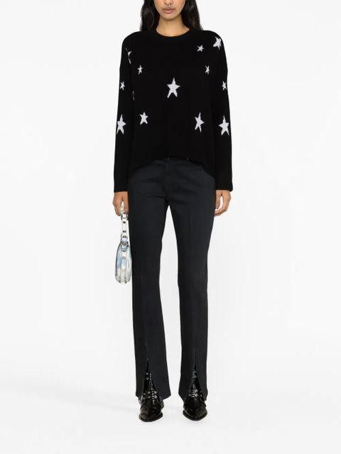 Zadig&Voltaire Markus star-print cashmere jumper - Black - zdjęcie produktu nr 2
