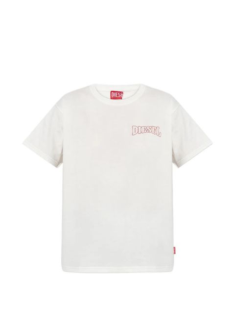 Diesel T-Normy-S17 embroidered T-shirt - White - zdjęcie produktu nr 1