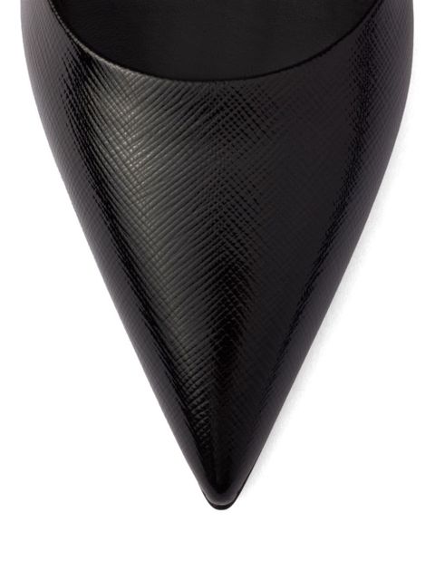 Prada 85mm Saffiano leather pumps - Black