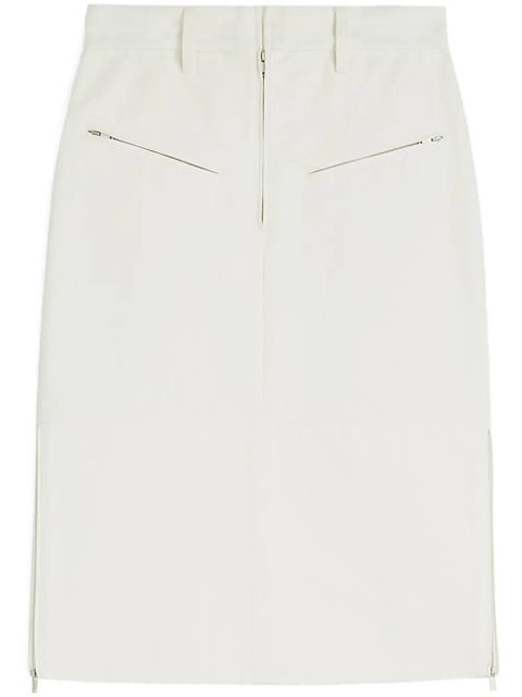 Jil Sander denim midi skirt - White - zdjęcie produktu nr 1