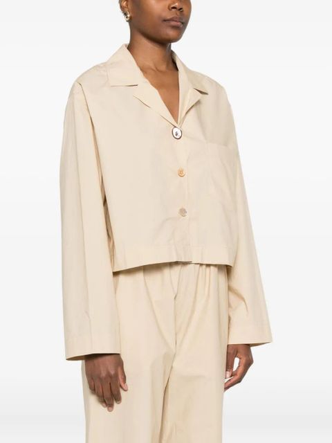 Nanushka patch-pocket cotton shirt - Neutrals - zdjęcie produktu nr 2