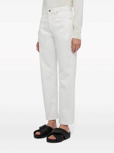 Jil Sander cropped straight-leg jeans - White - zdjęcie produktu nr 2