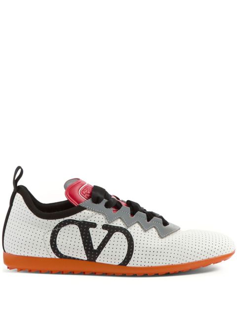 Valentino Garavani Chromathon perforated sneakers - White