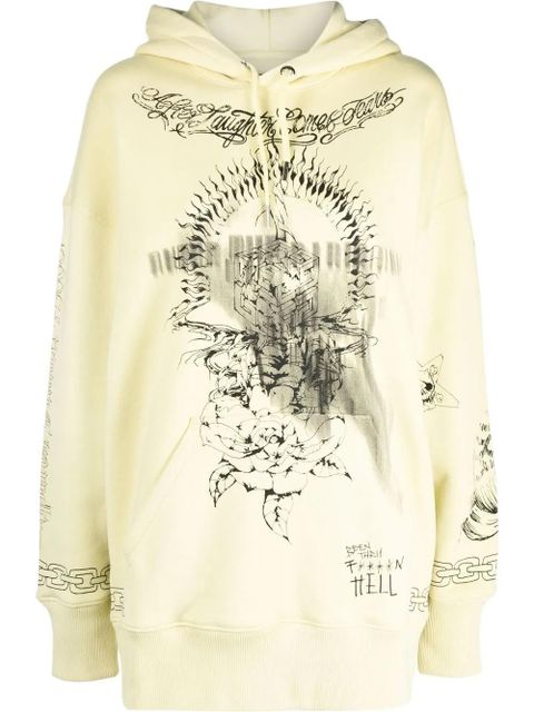 Givenchy oversized printed hoodie - Yellow - zdjęcie produktu nr 1