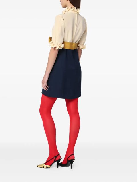 Valentino Garavani Crepe de Chine mini dress - Blue