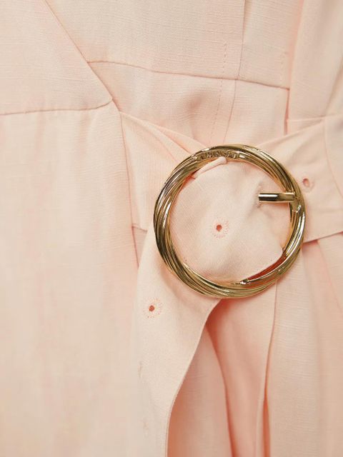 TWINSET buckle wrap dress - Pink