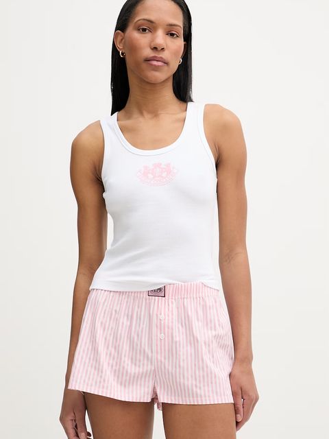 Juicy Couture piżama damska z bawełną DOG CREST SET - zdjęcie produktu nr 1